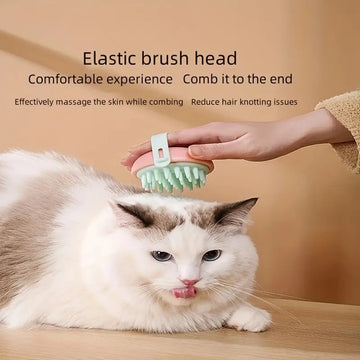 Silicone Pet Bath & Grooming Shampoo Brush
