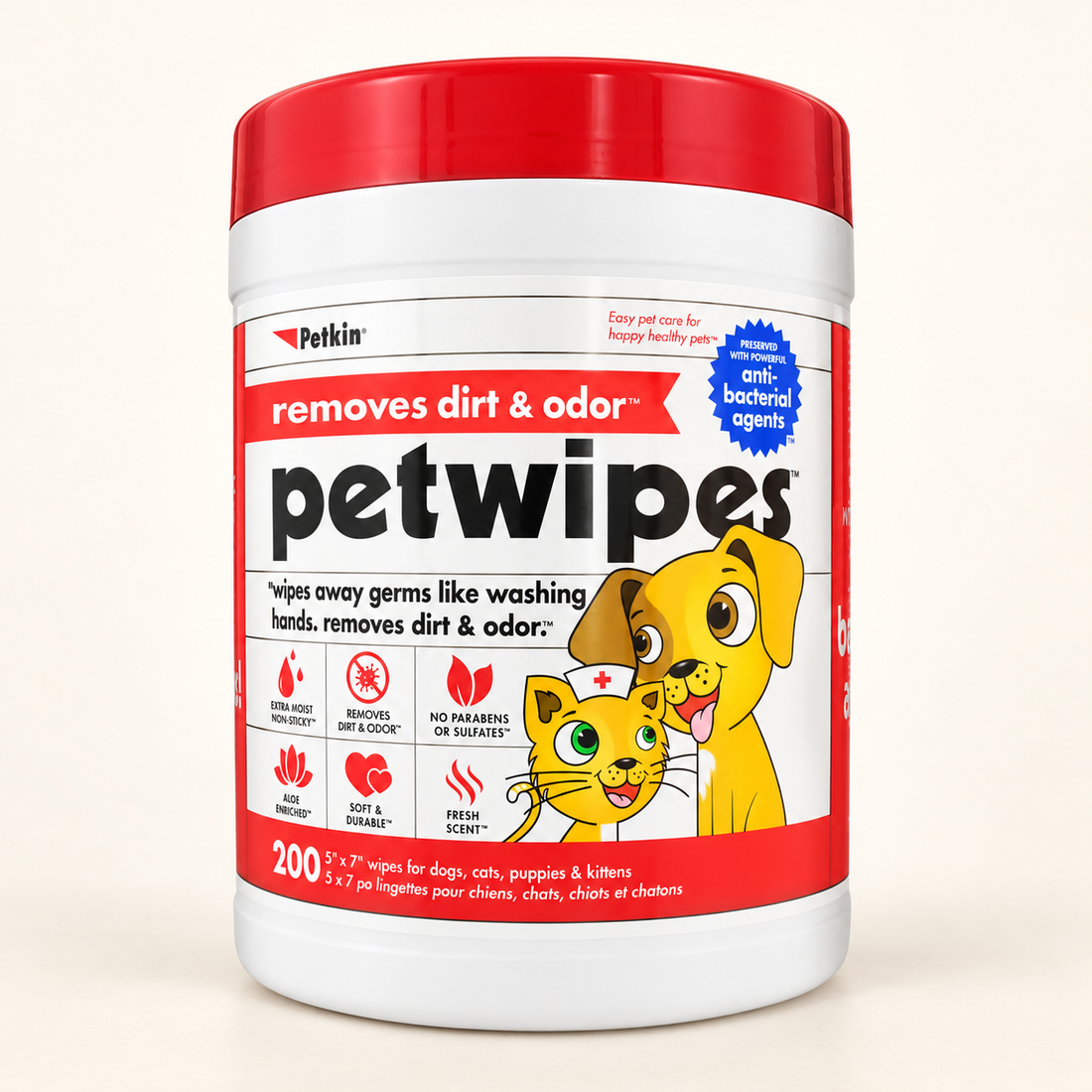 Super Convenient Pet Cleansing Wipes — catalog view